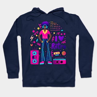 country music I love retro Hoodie